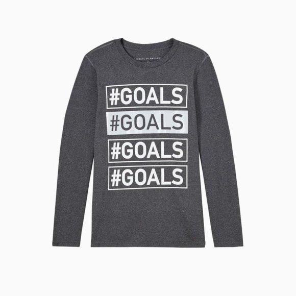Rockets of Awesome REFLECTIVE #GOALS ACTIVE TEE - Picture 1 of 1